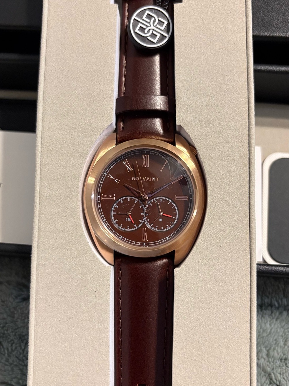 Bolvaint Aurelius Brun in Gold | Luxury Timepiece | Brand New, Never Worn.